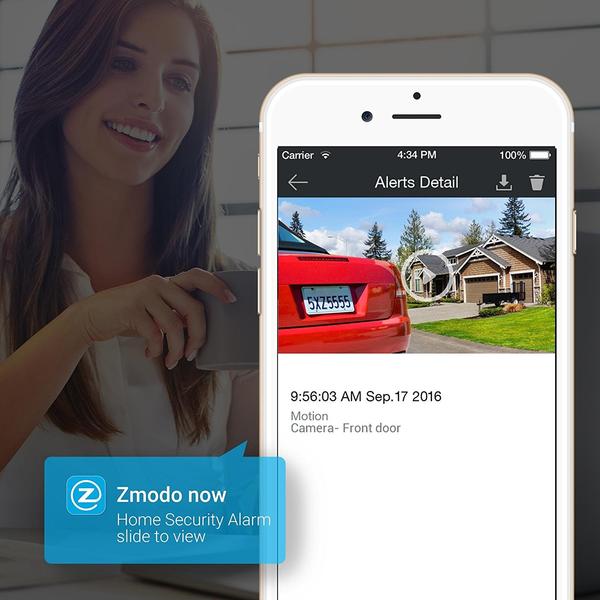 Zmodo 4CH NVR 720p Security Camera System