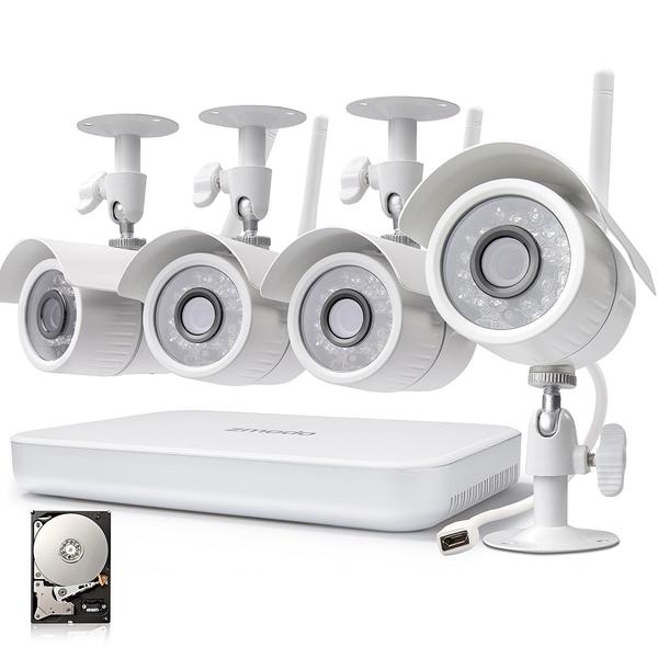 Zmodo 4CH NVR 720p Security Camera System
