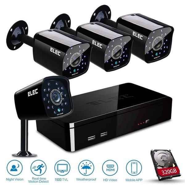 ELEC 4 HDMI 1.0MP Bullet Cameras
