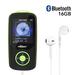 Puersit HiFi Bluetooth 4.0 16GB MP3 Player